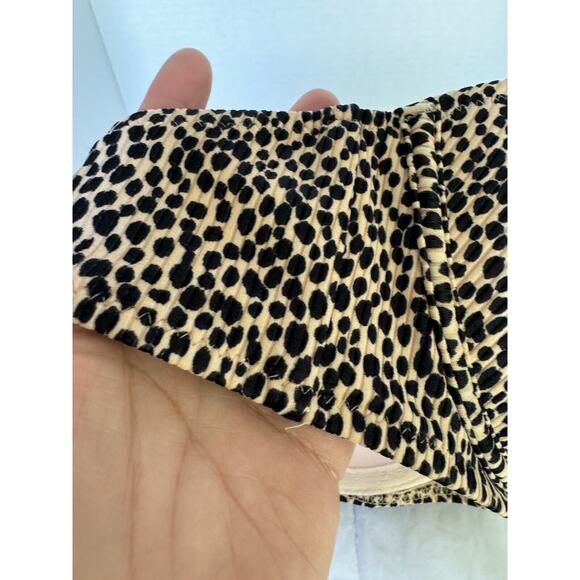 Leopard Print Women’s Swimsuit Bra Size 34B Shade & Shore Underwire Adju… - Picture 5 of 12